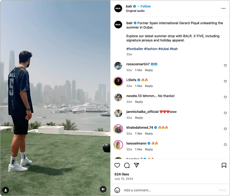 FIVE × Piqué × BALR